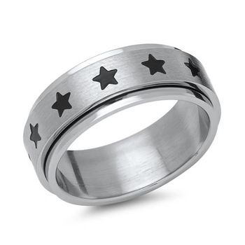 Anillo de acero inoxidable