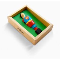 figura futbolin superman dc madera 12 cms