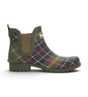 barbour para mujer lrf0066 botines wilton chelsea welly verde 38 plano ninguno casual outdoor