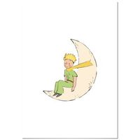 cuadro de aluminio el principito media luna 70x100cm