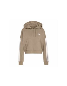 Sudadera adidas W 3 Bandas Ft Qz Caqsei/Blanco