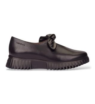 Wonders para mujer. A-4421 Mocasines de Piel Velv negro (37), Plano, Ninguno, Casual