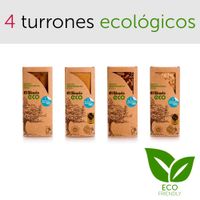 lote de 4 turrones eco el abuelo de agricultura ecologica y