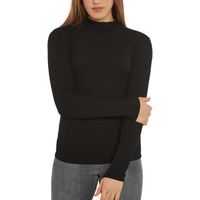 lisca blusa top de manga larga y cuello alto cosy cheek para mujer