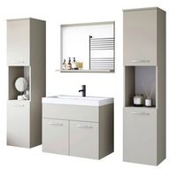 conjunto de muebles de bano montreal xl juego de muebles de bano muebles de bano pequenos lavabo incluido color beige cachemir