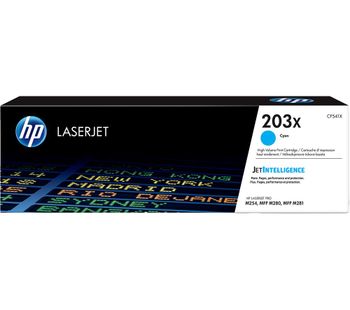 HP 203X Cyan Toner Cartridge, Cyan