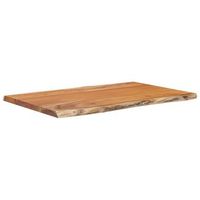 tablero de mesa rectangular acacia borde vivo 60x40x25 cm vidaxl