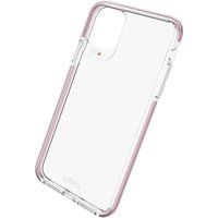 piccadilly iphone 11 pro case - clear  rose gold gold