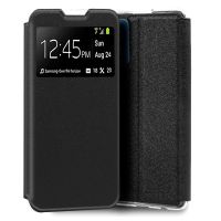 cool funda flip cover liso negra para samsung galaxy m52 5g m526