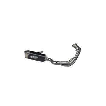 Sistema de escape Yamaha XSR 700 Spark Force Full 2-1 carbono oscuro