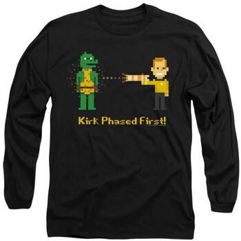 Star Trek Camiseta manga larga Kirk Phased First para mujer