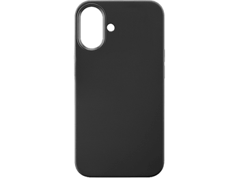 Funda móvil - CellularLine Sensation, Para Apple iPhone 16 Plus, Soft-touch, Silicona, Microfibra, Negro
