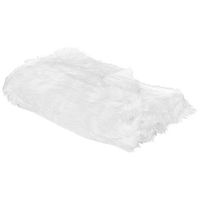 manta de acrilico blanco 150 x 200 cm poliester pelo largo dormitorio delice