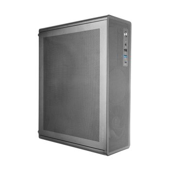 Tacens AEROSLIM500, Caja PC MicroATX, Paneles Mesh Antipolvo, Fuente Alimentación TFX 500W, Ventilador Frontal FDB 90mm, Minitorre Slim Compatible con MicroATX y Mini-ITX, USB-C y USB 3.0, Caja
