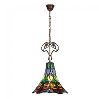 lampara de techo butterfly tiffany