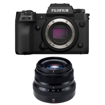 Cámara Mirrorless Fujifilm X-H2 40.2MP 8K 35mm F/2 WiFi Bluetooth