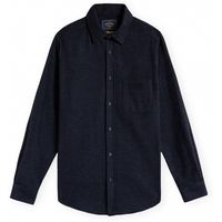 portuguese flannel camisa manga larga sounds shirt - grey para hombre