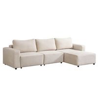 sofa cama modular vina beige - 295 x 168 cm