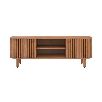 Mueble tv de madera de acacia 145 cm
