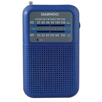 Daewoo DW1008 Radio Portátil Azul