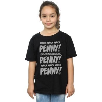 The Big Bang Theory Camiseta Knock Knock para niña