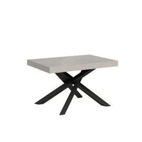 mesa extensible 120380x90 cm volantis premium patas antracita cachemir