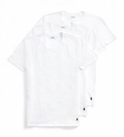polo ralph lauren para hombre 714830304003 pack de 3 camisetas interiores crew blanco s homewear algodon manga corta