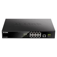 switch d-link dgs-1010mp 8 puertos poe 1 sfp rackable sin gestion
