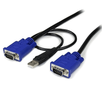 10 ft ultra-thin pc usbvga kvm