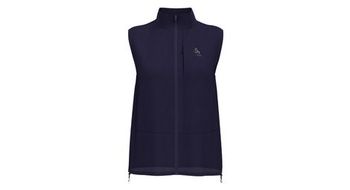 Chaqueta sin mangas para mujer odlo zeroweight azul oscuro