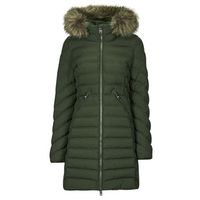 superdry abrigo de plumas fuji hooded mid fausse fourrure para mujer