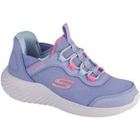 skechers zapatillas slip-ins bounder - simple cut para nina