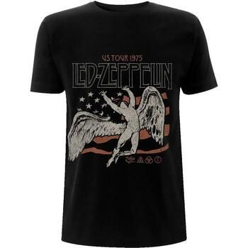 Led Zeppelin Tops y Camisetas US Tour 1975 para mujer