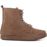pisamonas botines bota borrego cordones cremallera lateral para nino
