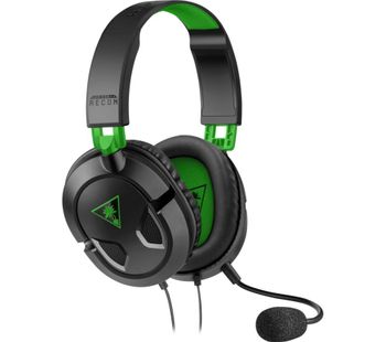 TURTLE BEACH Ear Force Recon 50X Gaming Headset - Black & Green, Black