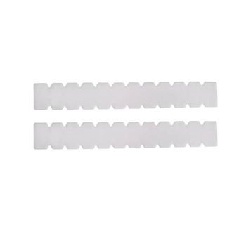 ZRZ | Protector Pala de Padel Dentado Transparente Negro y Colores Rugoso Silicona | Pack 2 | Resistente y Duradero | Fabricación Española