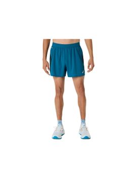 Pantalones de Running ASICS Road 5In Short Hombre Azul/Azul Oscuro/Yamabuki
