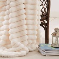 plaid sherpa - crema - burrito blanco