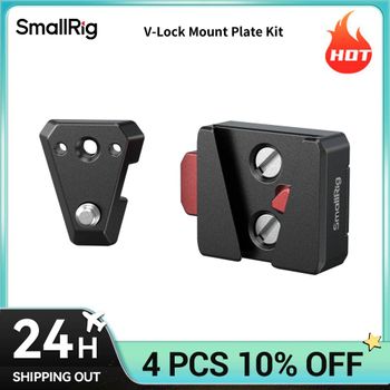 Kit de placa de montaje en V de liberación rápida SmallRig, solución portátil con tornillo de 1/4 