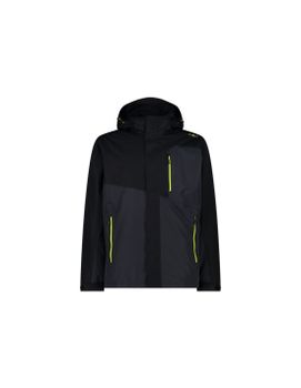 Chaqueta de Montaña CMP Man Zip Detachable Inn. Hombre Negro Antracita