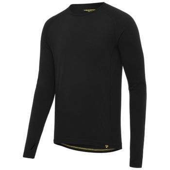Nukeproof Men's Merino Long Sleeve Base Layer, Black