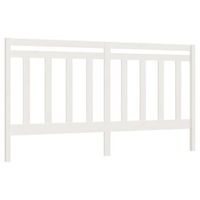cabecero cama mueble de dormitorio de cama madera maciza de pino 206 x 4 x 100 cm blanco m020005391