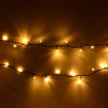 100 Warm White Chaser Lights