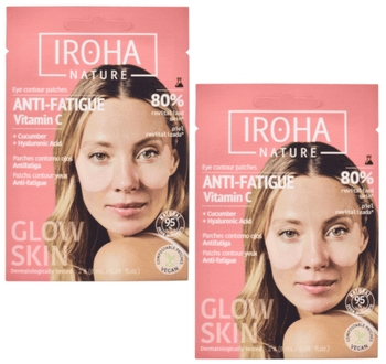 Iroha Nature Parches Ojos Antifatiga Vitamina C 2 Pares
