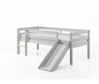 cama alta infantil pino 175x208x83 blanco