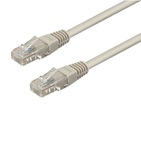 wp cat 6 u-utp patch cable length 2 m awg 267 cu color grey