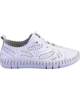 de THE HAPPY MONK CRETA014 ZAPATILLAS CASUAL DE MUJER PI BLANCO