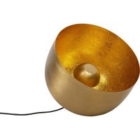 lampara de suelo en acero dorado 35 cm d