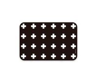 pack 2 manteles individuales cruces  cruces - negro - 30x46 cm