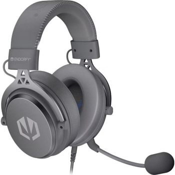 Auriculares Endorfy VIRO Plus USB con cable USB-A, Virtual Surround, Over Ear, gris